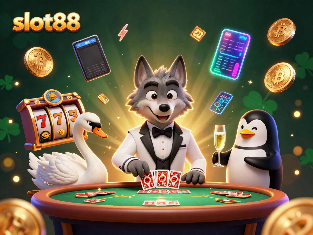 Experience dynamic gameplay at slot88 with lively characters and captivating casino elements.